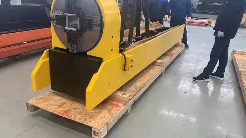 激光切管卡盤應用現場